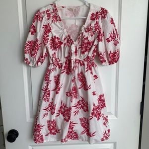 Tropical Print Dress